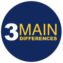 3 main differences