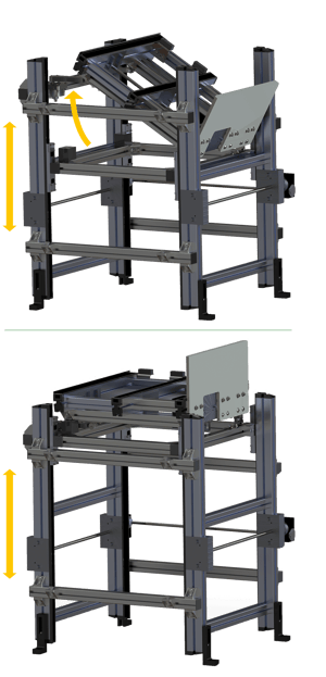 Tilting Deck Vertical Transfer Unit