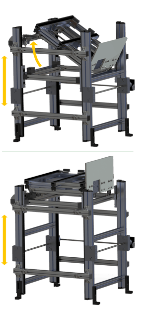 Tilting Deck Vertical Transfer Unit 