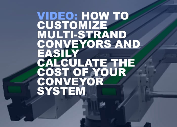 How To Customize Multi-Strand Conveyors And Easily Calculate The Cost Of Your Conveyor System - Resource Image