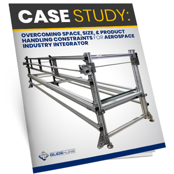 Case Study- Flexible Conveyor Manufacturer  Glide-Line Overcomes Space, Size, & Product Handling Constraints for Aerospace Industry Integrator - Mock