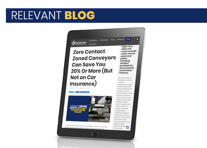 Blog - Zero Contact Zoned Conveyors Can Save You 20% Or More - CSG