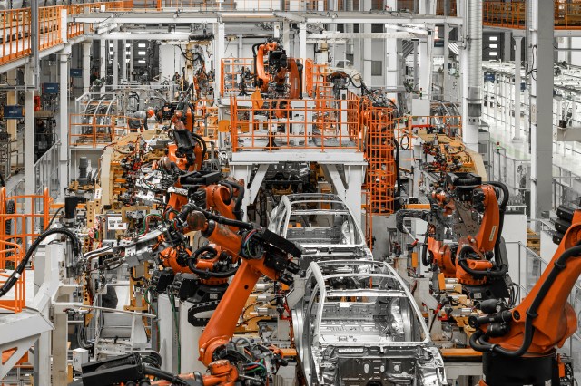 automotive conveying line