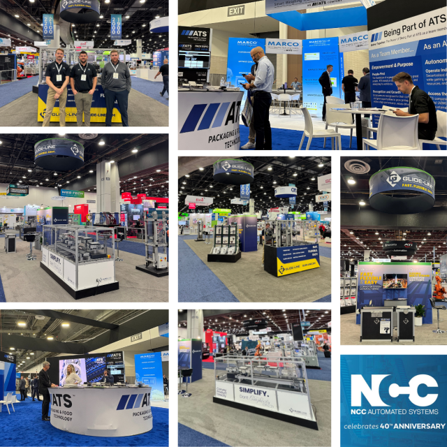 Trade show collage